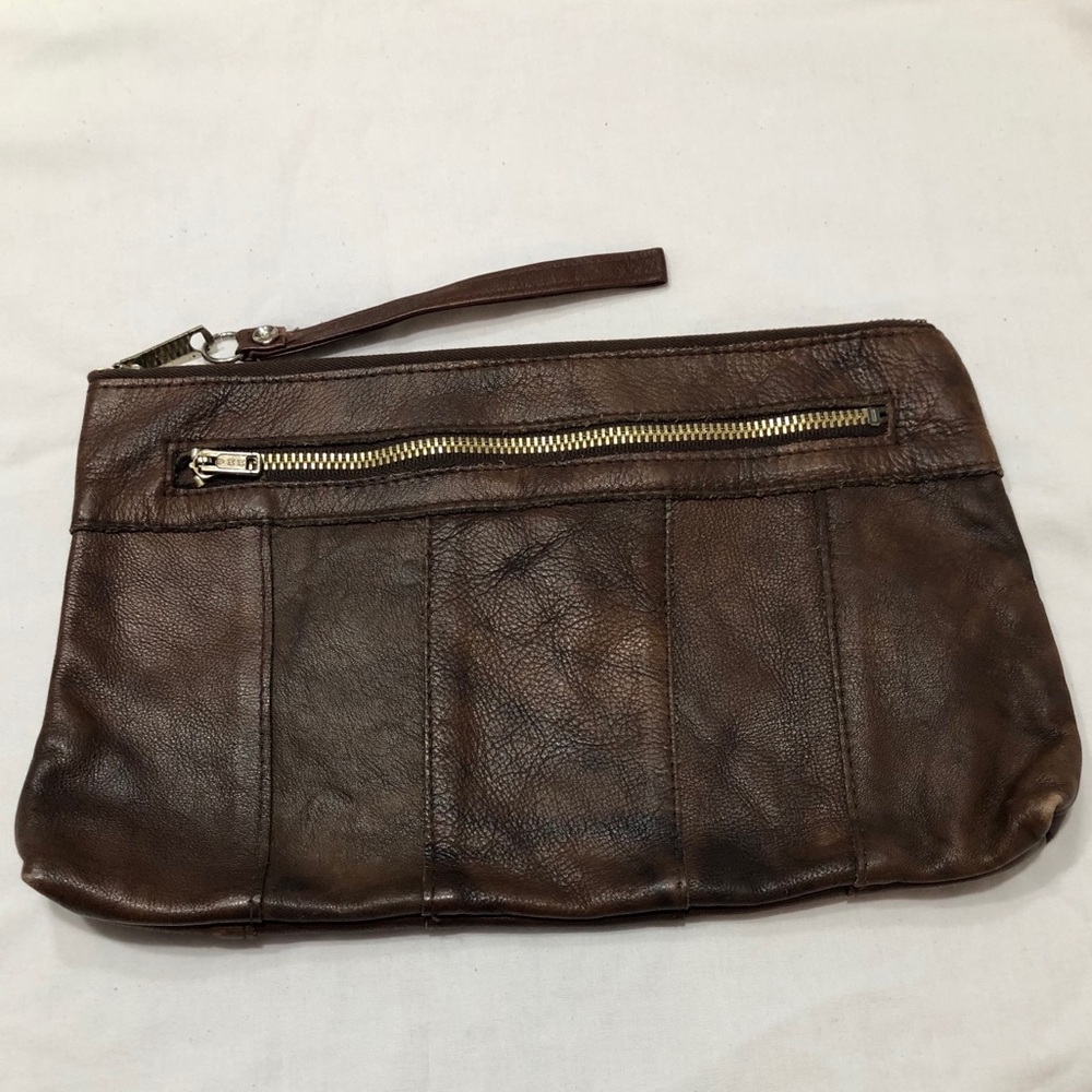 Men’s or Women’ s Leather Brown Travel Bag